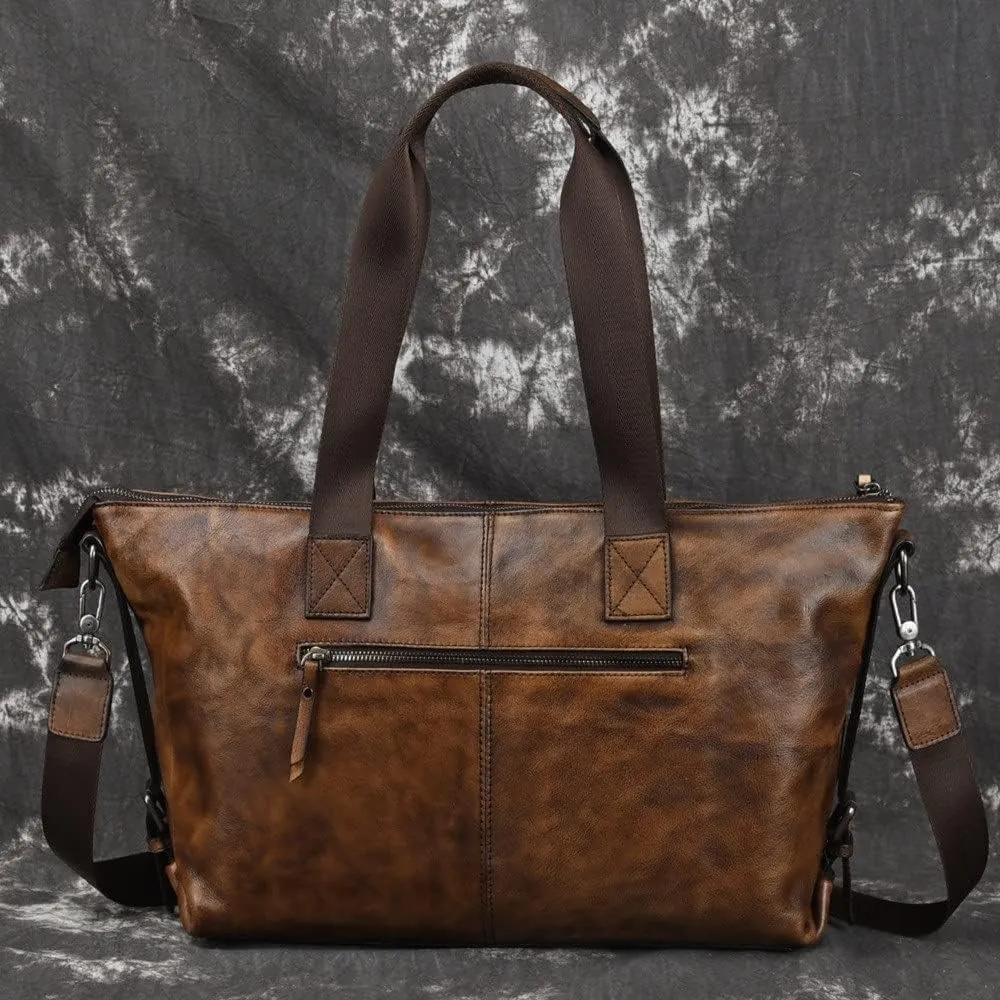 CSCDD Men's Handbags Shoulder Bags Casual Messenger Bags Retro Personality Travel Large Capacity Men's Bags