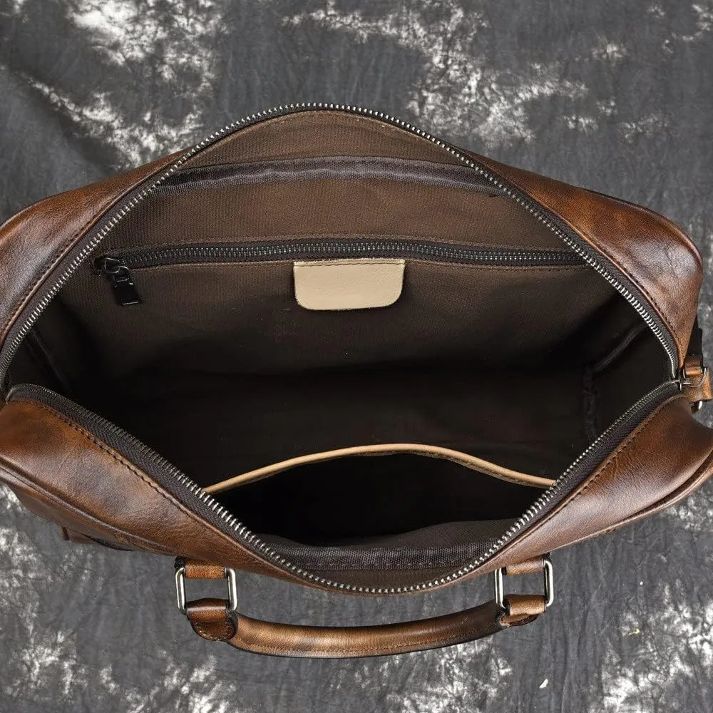 CSCDD Men's Handbags Shoulder Bags Casual Messenger Bags Retro Personality Travel Large Capacity Men's Bags