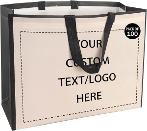 Custom Tote Bags，Personalized Non-Woven bag - Reusable Grocery Bags, Shopping Bags, Promotional Item, Logo,Recyclable