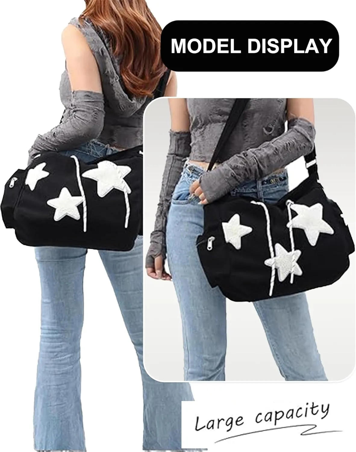 Cute Corduroy Tote Bag for Women – Aesthetic Crossbody Handbag | Y2K Hobo Shoulder Bag