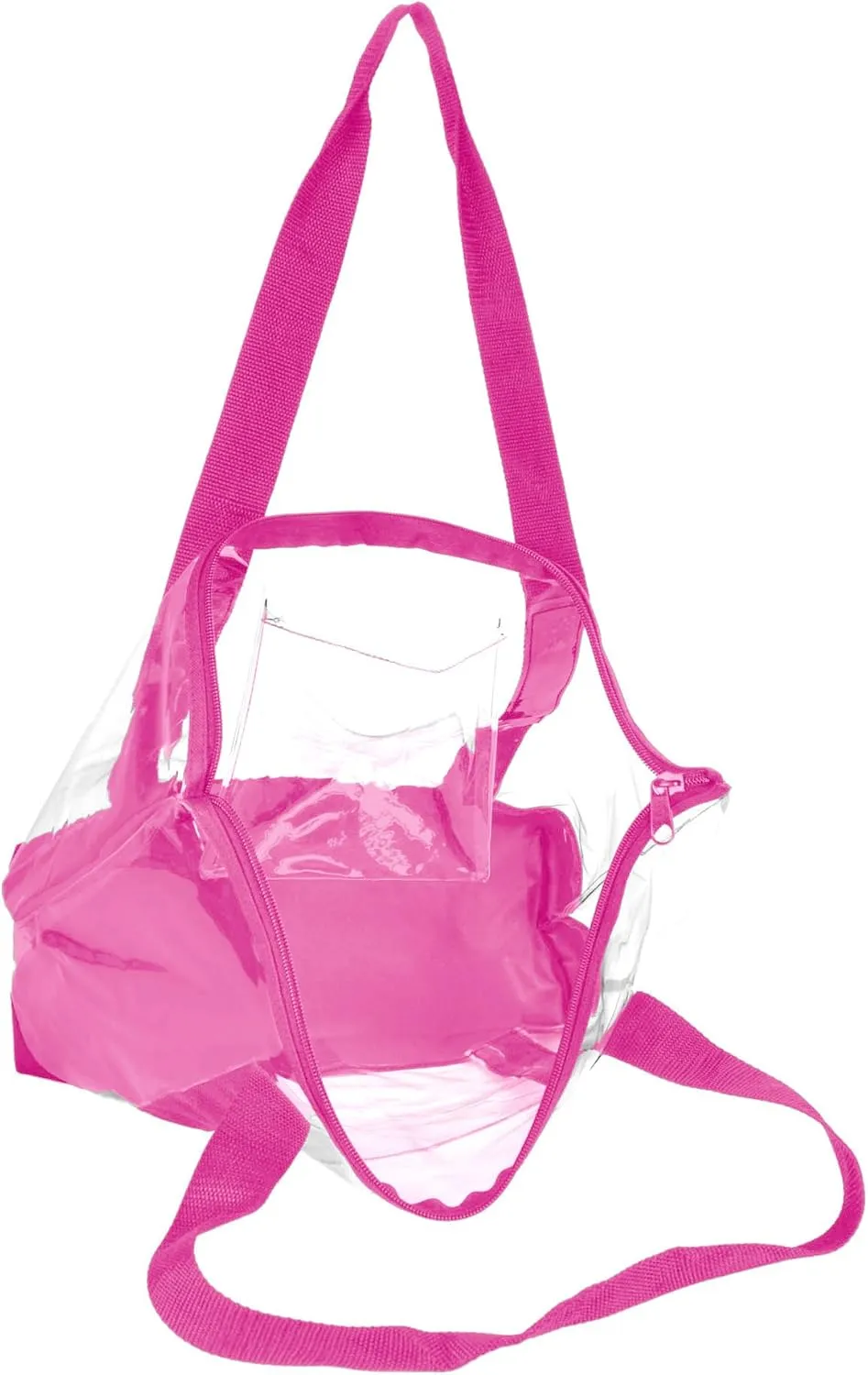DALIX Clear Shopping Bag Security Work Tote Shoulder Bag Womens Handbag