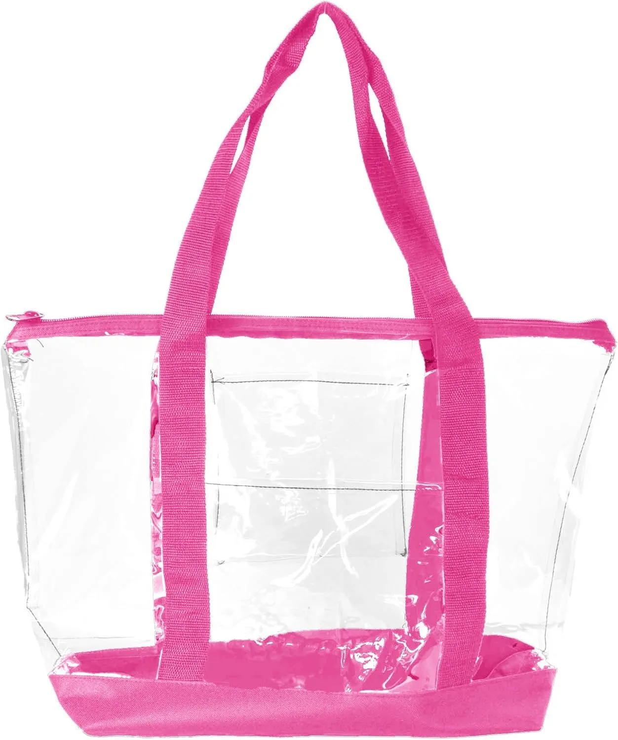 DALIX Clear Shopping Bag Security Work Tote Shoulder Bag Womens Handbag