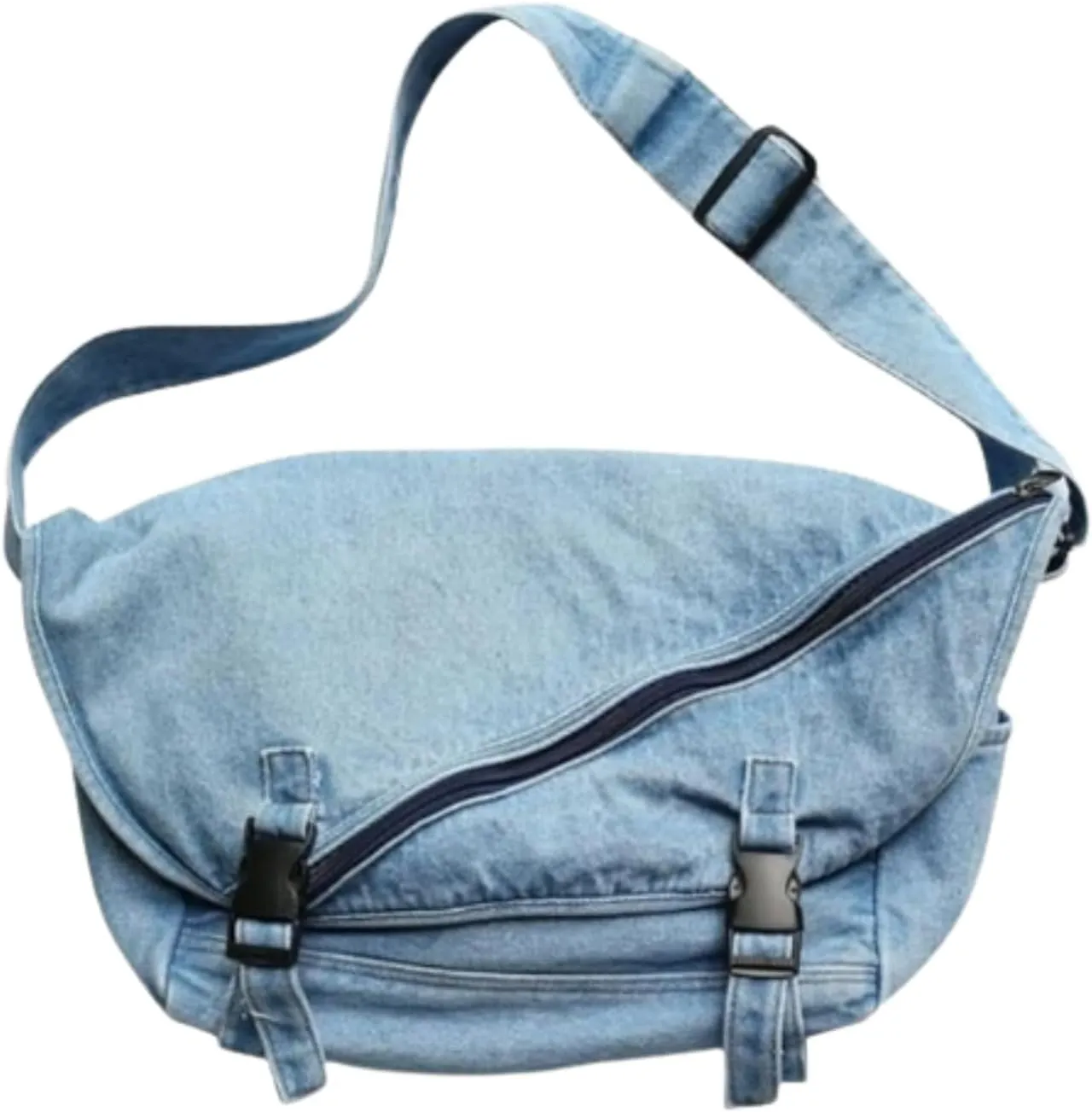 Denim Crossbody Bags For Women Men Retro Blue Jean Purses Tote Bag Canvas Messenger Bag Shoulder Bag Handbag