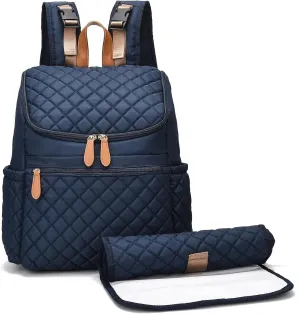 Diaper Backpack-Multifunction Waterproof Diaper with Changing Pad Travel Large Capacity Essentials Baby Diaper