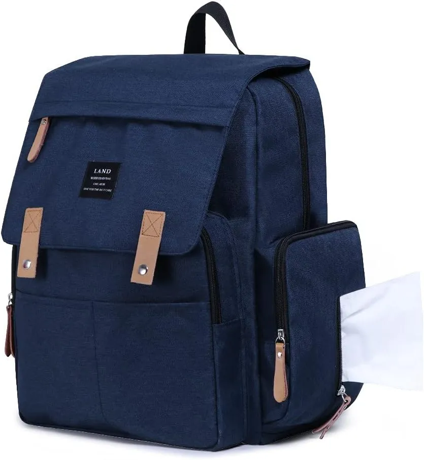 diaper bag multi-function waterproof travel backpack nappy bags insulated compartment pockets wipes pocket