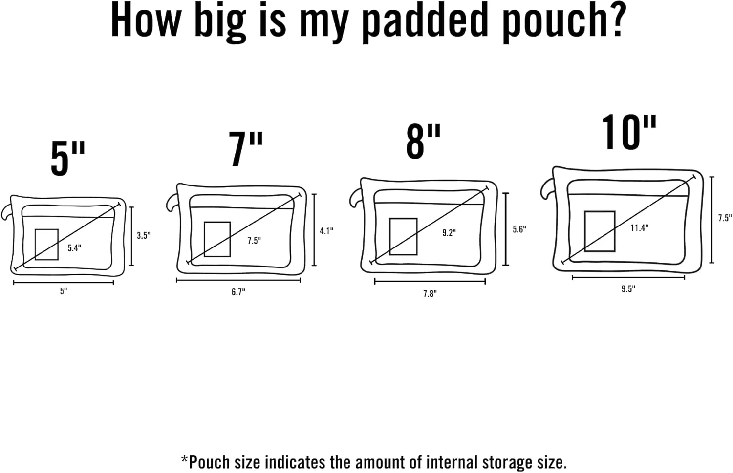DIME BAGS All-in-One Padded Pouch with and Carbon Filter