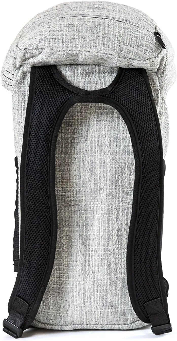 DIME BAGS - Padded Conversion Tube for Protection - Sleek, Protective, Hemp Backpack (18 Inch, Grey)