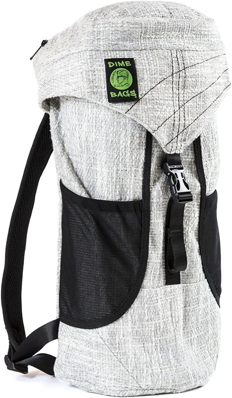 DIME BAGS - Padded Conversion Tube for Protection - Sleek, Protective, Hemp Backpack (18 Inch, Grey)
