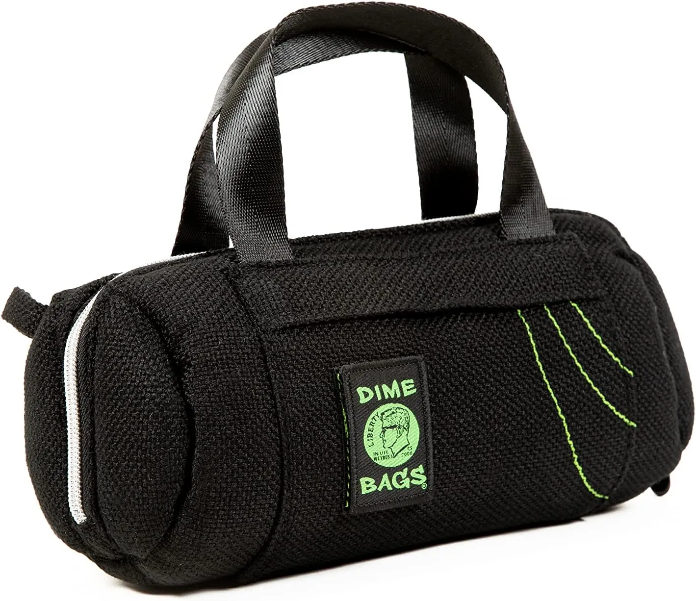 Dime Bags - Padded Duffle Tube, Durable Hemp Blend (10 Inch, Black)
