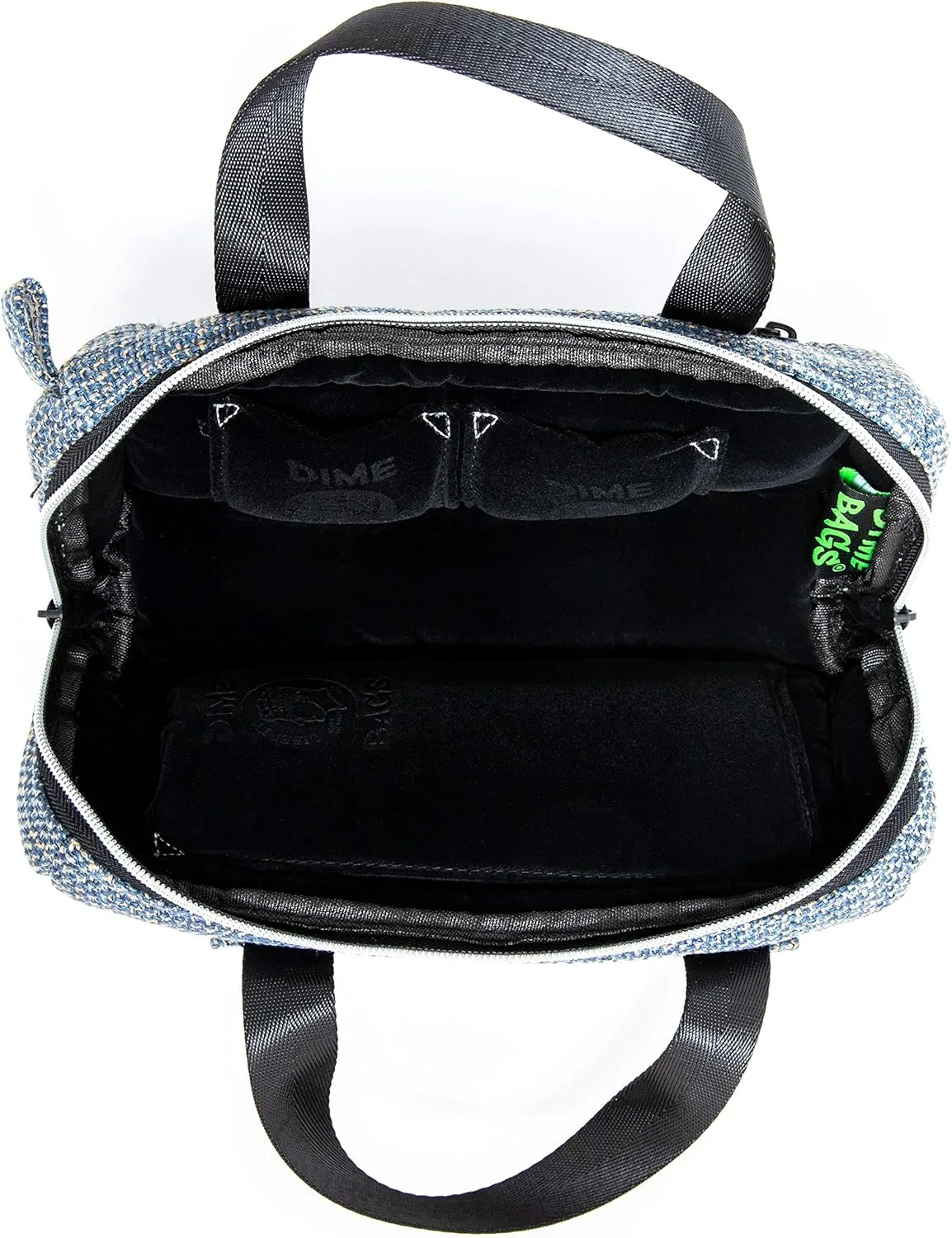 DIME BAGS - Padded Duffle Tube, Durable Hemp Blend (10 Inch, Sky)