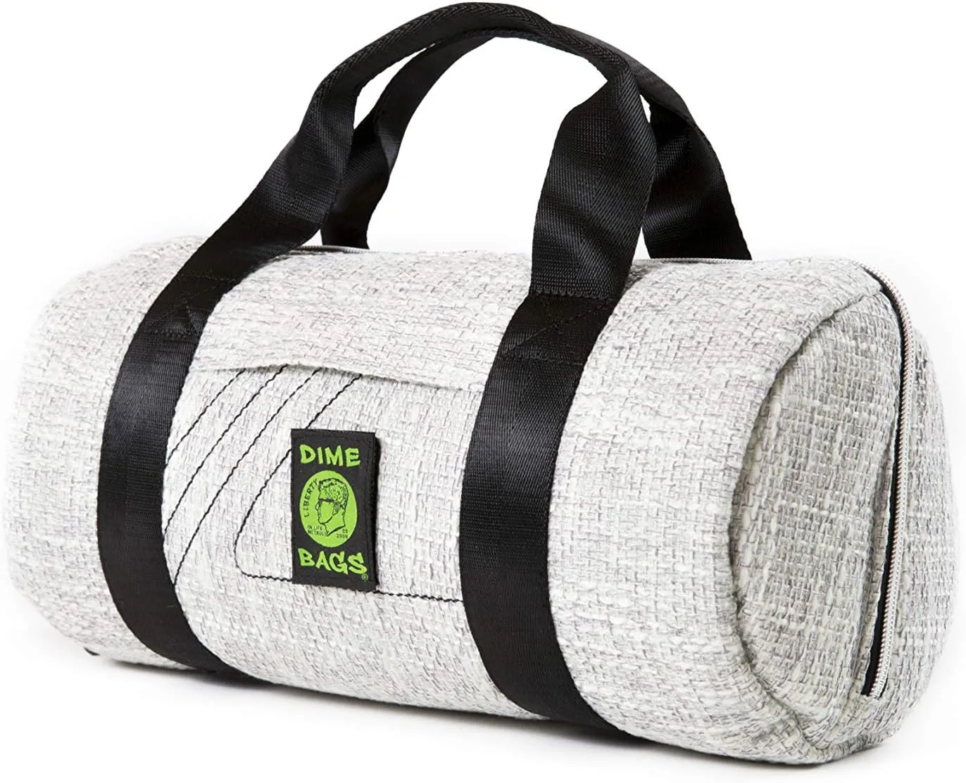Dime Bags - Padded Duffle Tube, Durable Hemp Blend (15 Inch, Grey)
