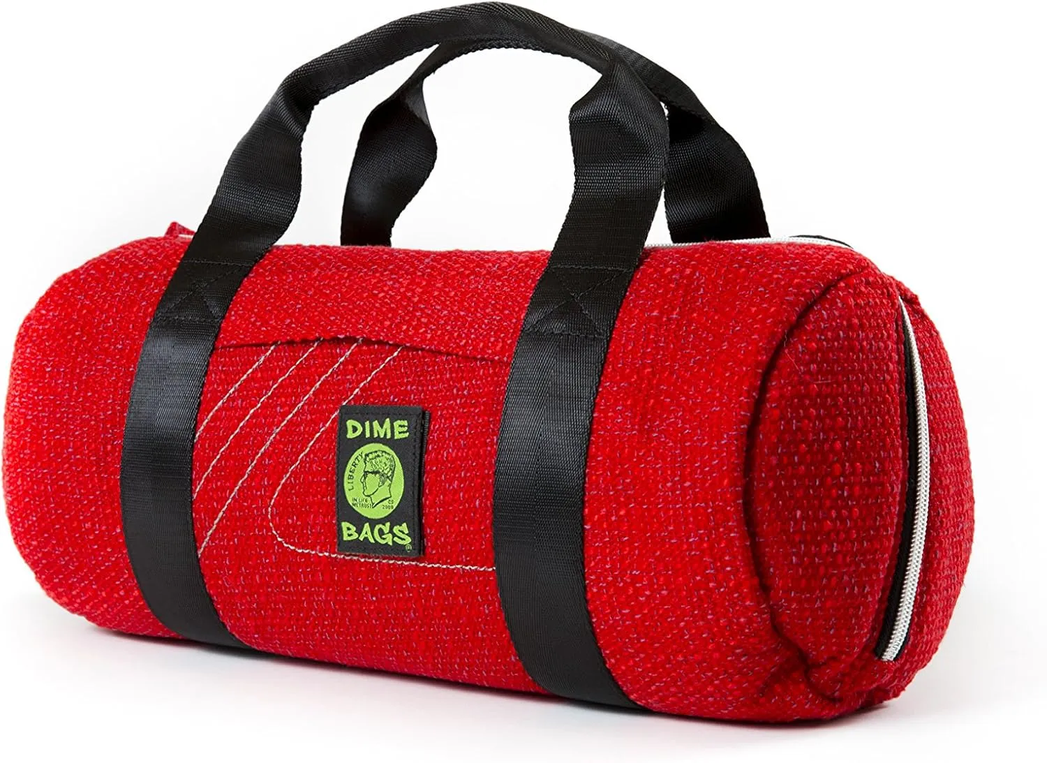 Dime Bags - Padded Duffle Tube, Durable Hemp Blend (15 Inch, Red)