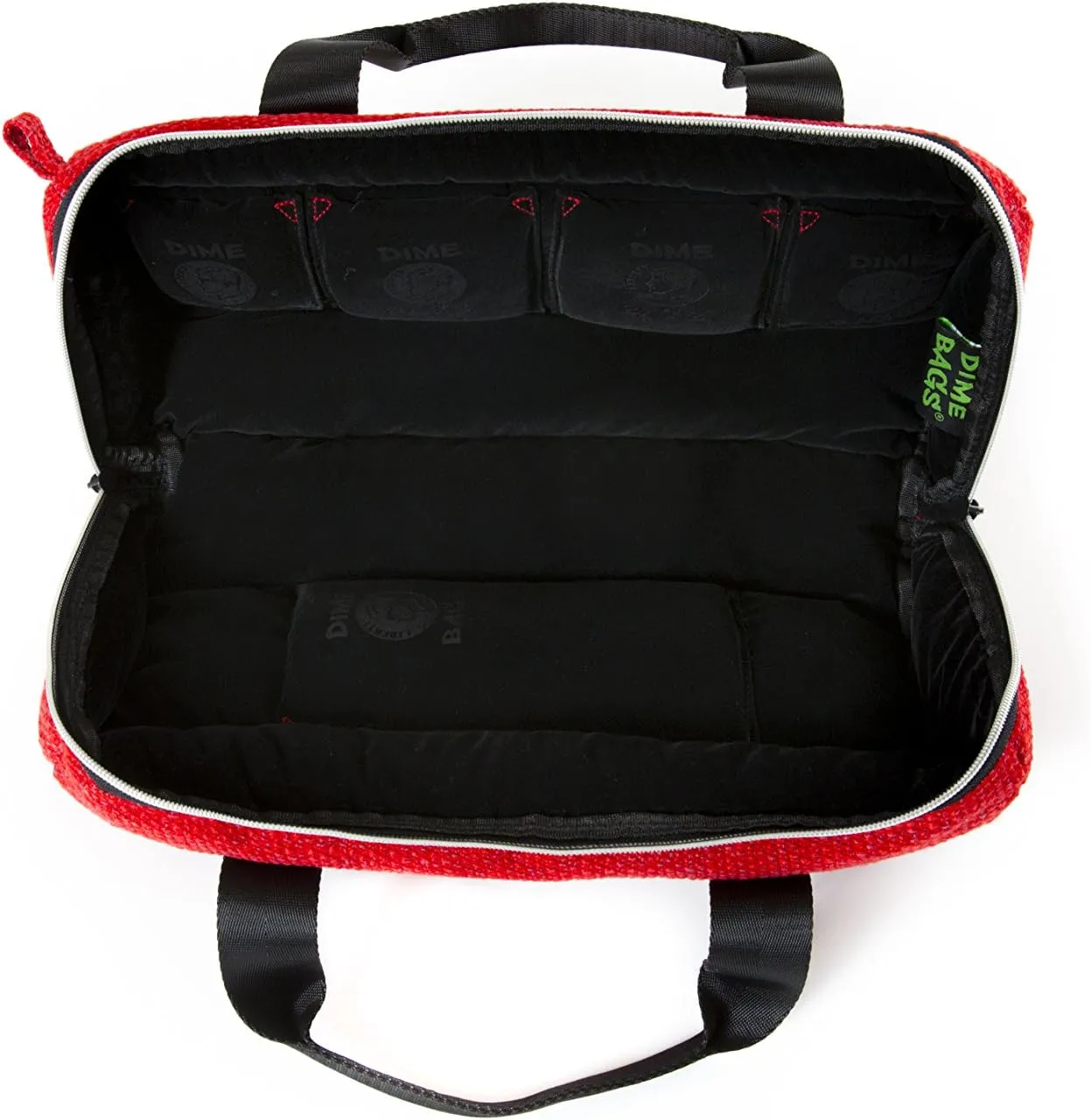 Dime Bags - Padded Duffle Tube, Durable Hemp Blend (15 Inch, Red)