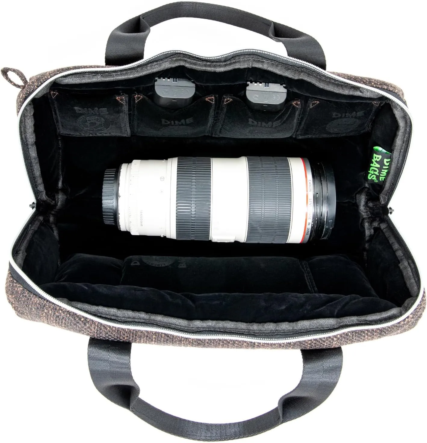 Dime Bags - Padded Duffle Tube, Durable Hemp Blend (15 Inch, Red)