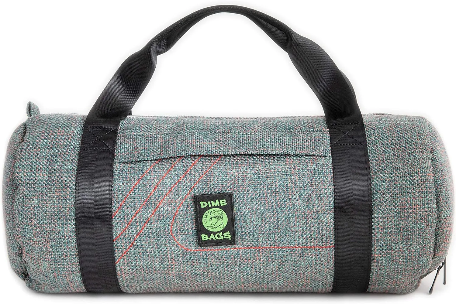 Dime Bags - Padded Duffle Tube, Durable Hemp Blend (17 Inch, Aqua)