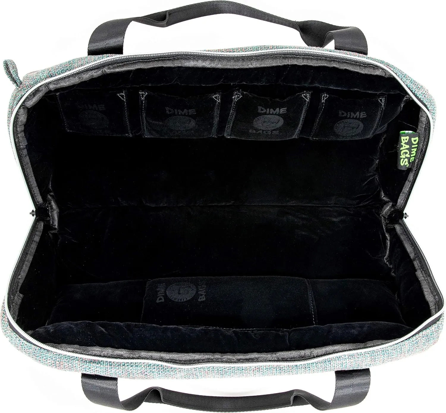 Dime Bags - Padded Duffle Tube, Durable Hemp Blend (17 Inch, Aqua)