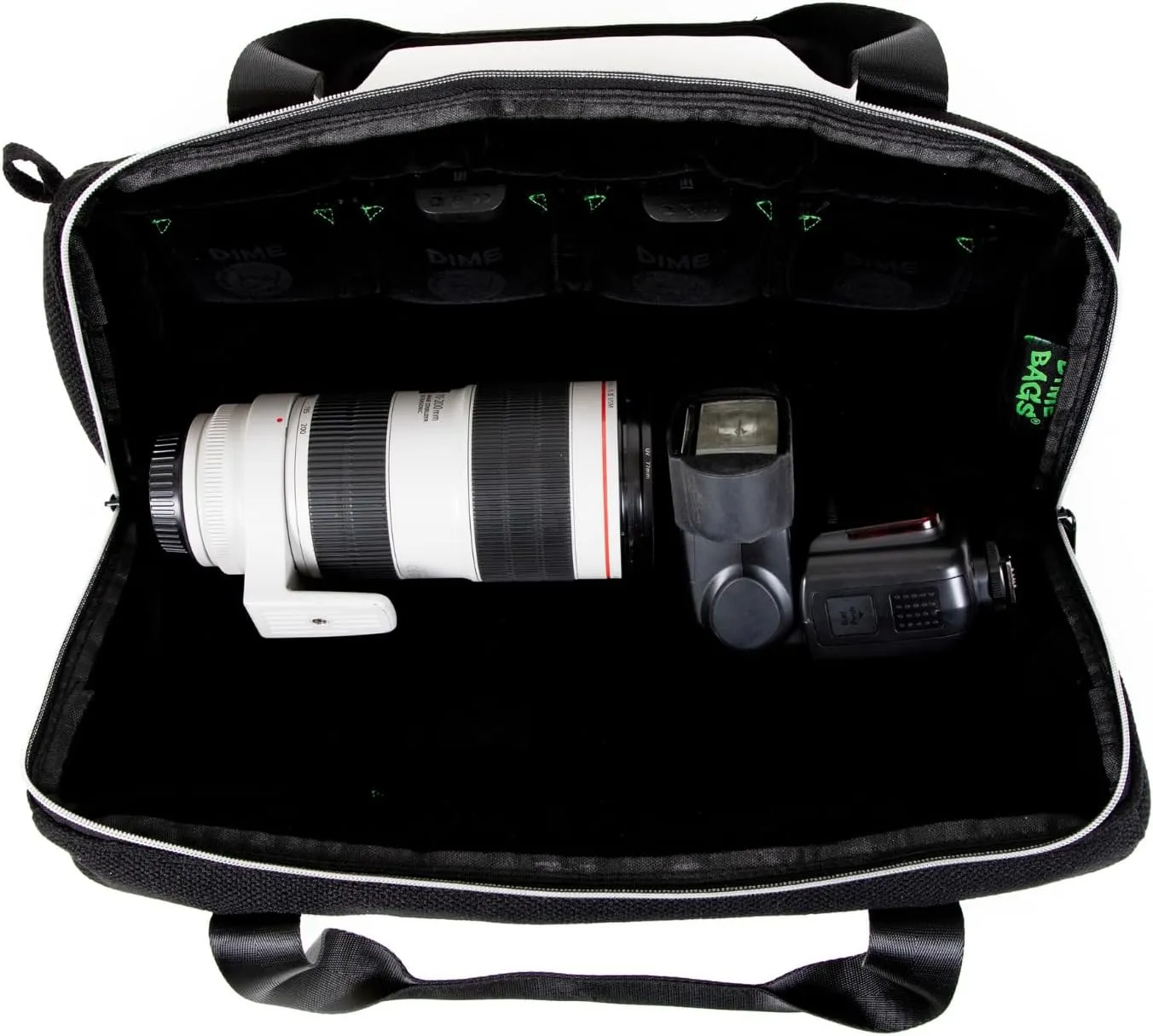 Dime Bags - Padded Duffle Tube, Durable Hemp Blend (17 Inch, Aqua)