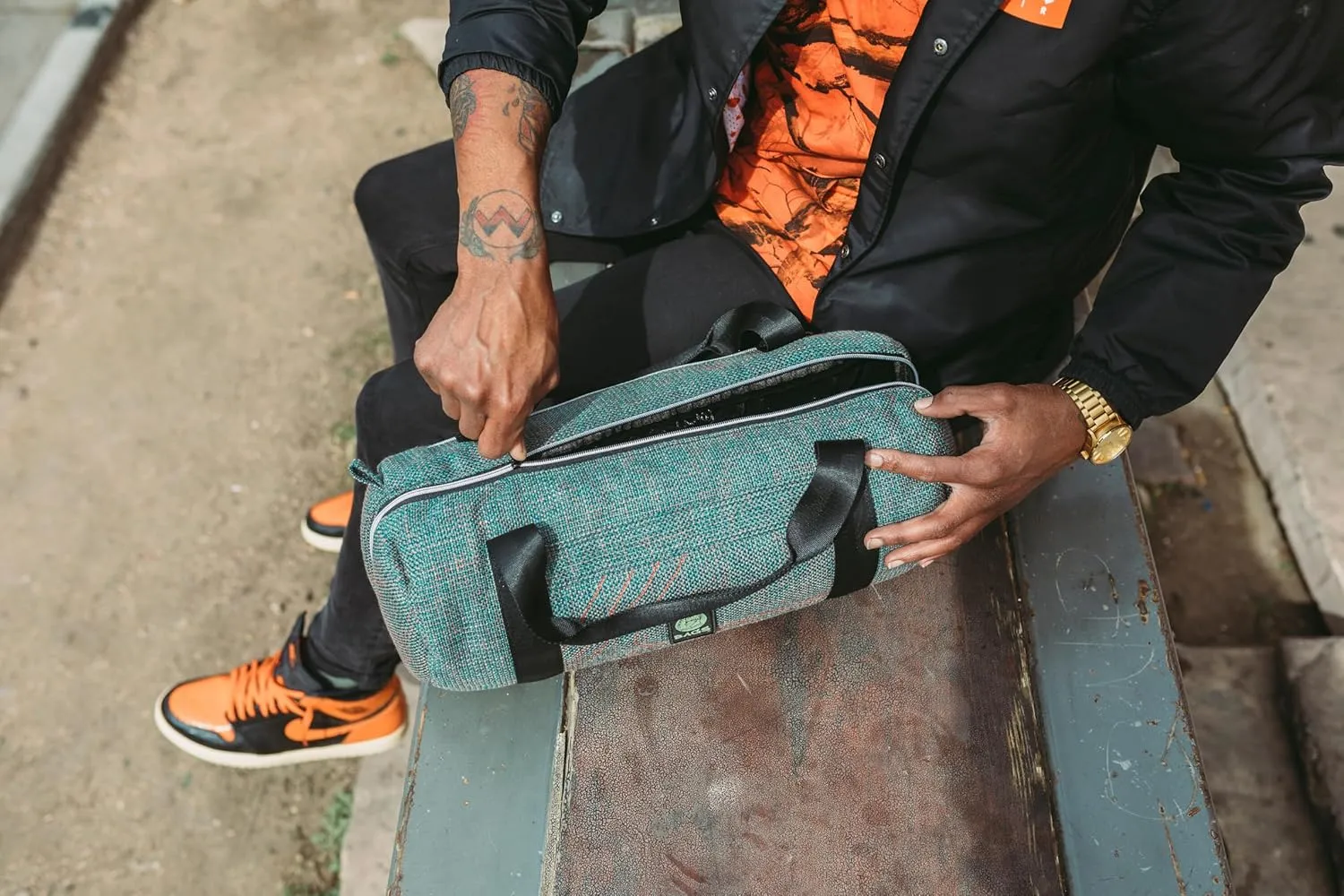 Dime Bags - Padded Duffle Tube, Durable Hemp Blend (17 Inch,)