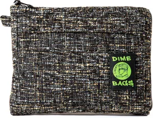 DIME BAGS Padded Pouch – Smell Proof Protective Case with Padded Interior, Durable Hemp-Polyester Fabric, Heavy-Duty Zippers & Interchangeable Patch, Travel & Storage for Fragile Items