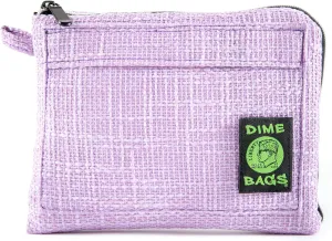 DIME BAGS Padded Pouch – Smell Proof Protective Case with Padded Interior, Durable Hemp-Polyester Fabric, Heavy-Duty Zippers & Interchangeable Patch, Travel & Storage for Fragile Items