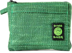 DIME BAGS Padded Pouch – Smell Proof Protective Case with Padded Interior, Durable Hemp-Polyester Fabric, Heavy-Duty Zippers & Interchangeable Patch, Travel & Storage for Fragile Items