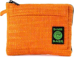 DIME BAGS Padded Pouch – Smell Proof Protective Case with Padded Interior, Durable Hemp-Polyester Fabric, Heavy-Duty Zippers & Interchangeable Patch, Travel & Storage for Fragile Items