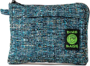 DIME BAGS Padded Pouch – Smell Proof Protective Case with Padded Interior, Durable Hemp-Polyester Fabric, Heavy-Duty Zippers & Interchangeable Patch, Travel & Storage for Fragile Items