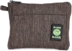 DIME BAGS Padded Pouch – Smell Proof Protective Case with Padded Interior, Durable Hemp-Polyester Fabric, Heavy-Duty Zippers & Interchangeable Patch, Travel & Storage for Fragile Items