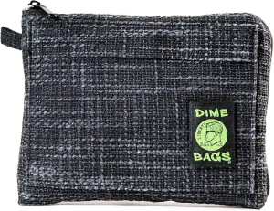DIME BAGS Padded Pouch – Smell Proof Protective Case with Padded Interior, Durable Hemp-Polyester Fabric, Heavy-Duty Zippers & Interchangeable Patch, Travel & Storage for Fragile Items