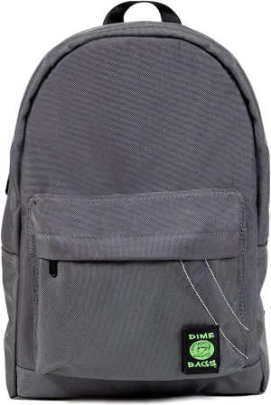 DIME BAGS - Study Buddy, Water-Resistant Backpack, 15-inch Padded Laptop Compartment (Graphite)