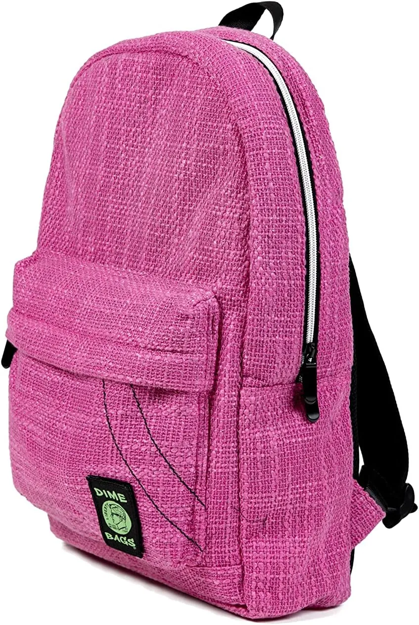 DIME BAGS - Study Buddy, Water-Resistant Backpack, 15-inch Padded Laptop Compartment (Magenta)