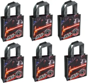 Disney Star Wars Ep7 Mini Non-Woven Tote Bag with Matte Printing- 6 Bags