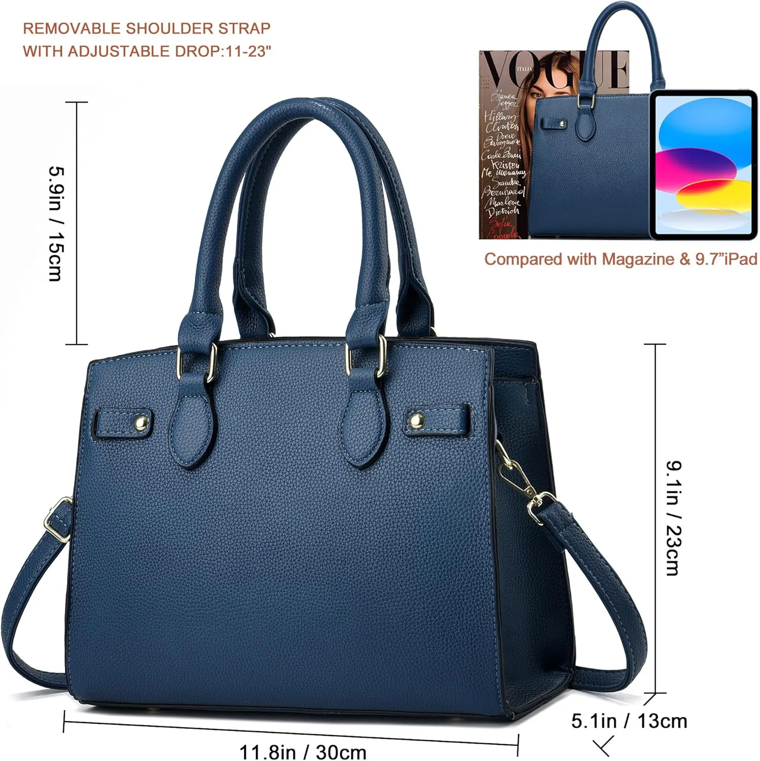 DMICXEL Tote Bag Crossbody Purses for Women Shoulder Handbag PU Leather Top Handle Satchel Bags