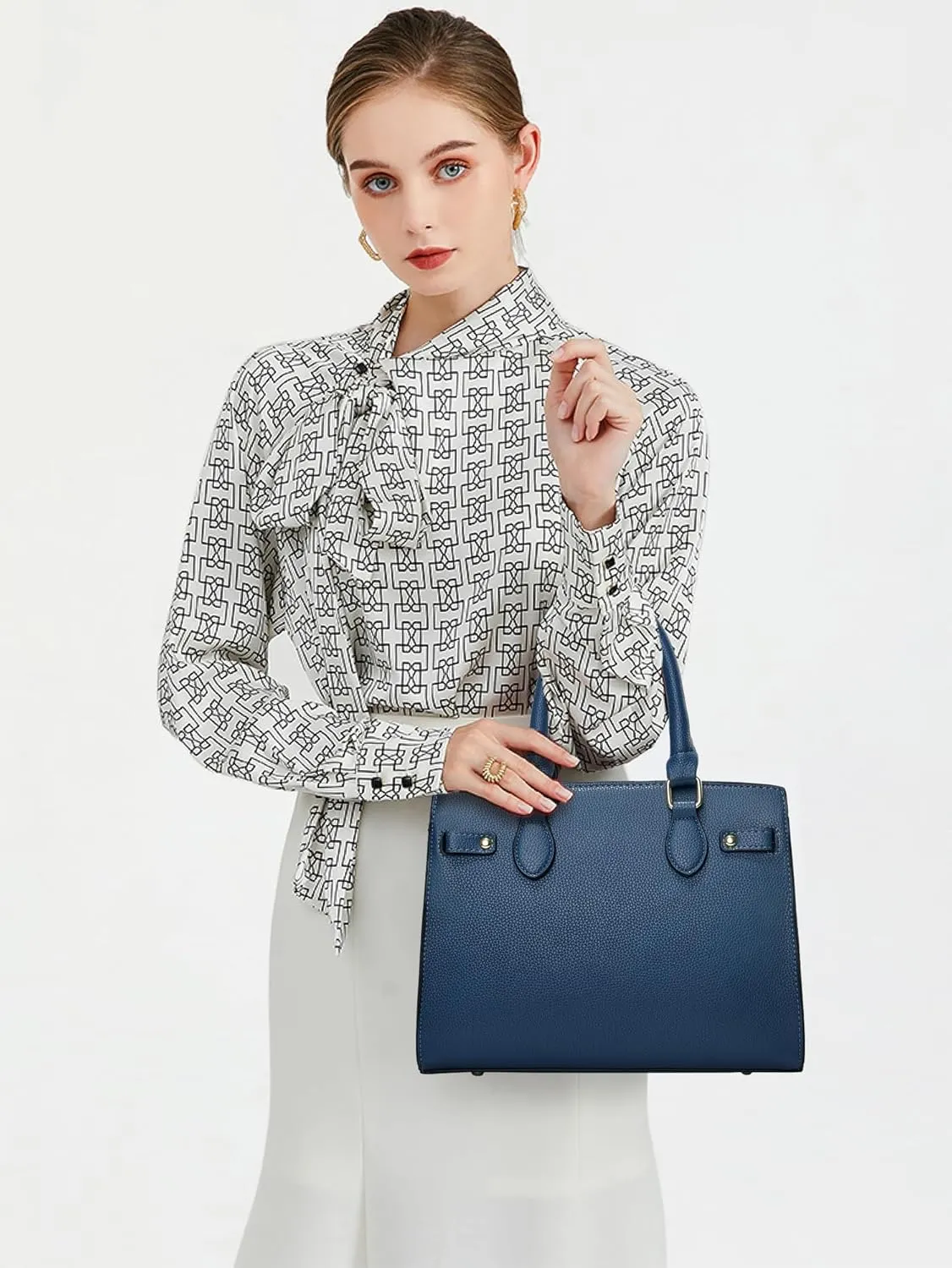 DMICXEL Tote Bag Crossbody Purses for Women Shoulder Handbag PU Leather Top Handle Satchel Bags