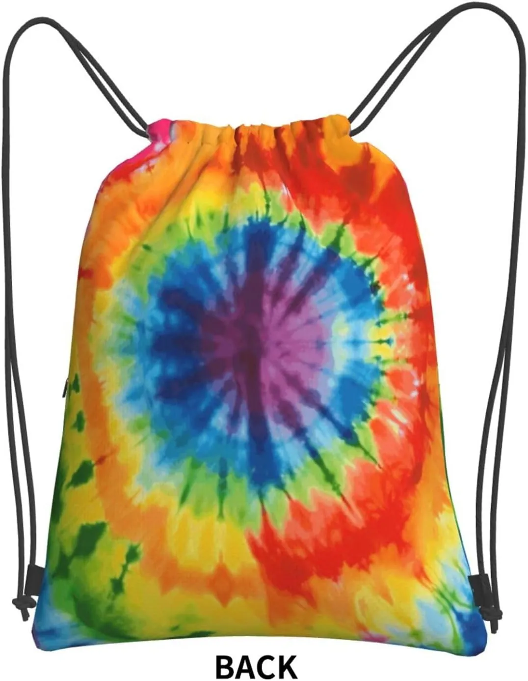 Drawstring Backpack Sports Gym Bags Tie Dye Drawstring Bags for Men Women Beach Bag String Bag
