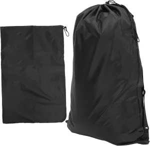 Drawstring Laundry Pouch Backpack Portable Storage Bag for Travel College and Home Organization Straps for Clothes Socks