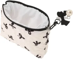 Elegant Makeup Travel Organizer Bag Portable Toiletry Storage for Women Durable and Easy to Clean Stylish Design with Smooth Zipper for Travel and Everyday Use