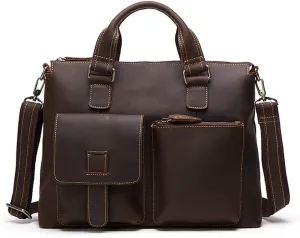 European and American Men's Handbag Retro Business Large-capacity Men's Bag Travel Diagonal Bag