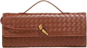 Evening Woven Crossbody Bags for Women Casual Shoulder Shoulder Handbag Clutch Purse Fashion Clutch Purse