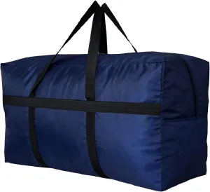 Extra Large Storage Duffle Bag for Travel, Black Oversized Giant Big Traveling Duffle Bag