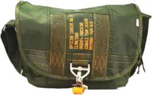 Farm Blue Tactical Messenger Bag - Smaller Military Satchel Bag for Men and Women - Water Resistant Crossbody Tote Sling Bag