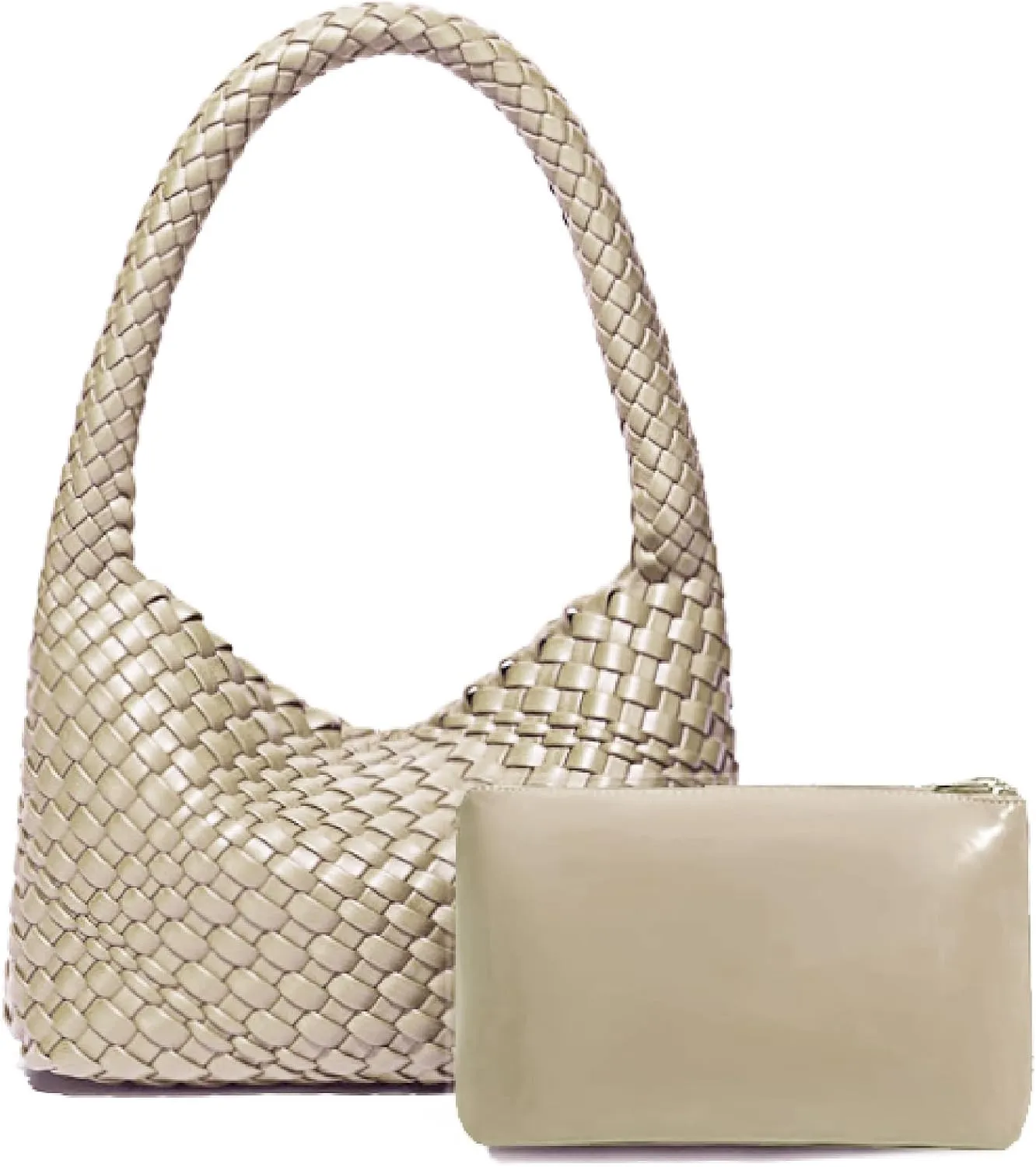 Fashion Designer Handbags and Purses, Women Shoulder Bag, Casual Hand Woven Shopping Tote Hobo, Ladies Underarm Bags