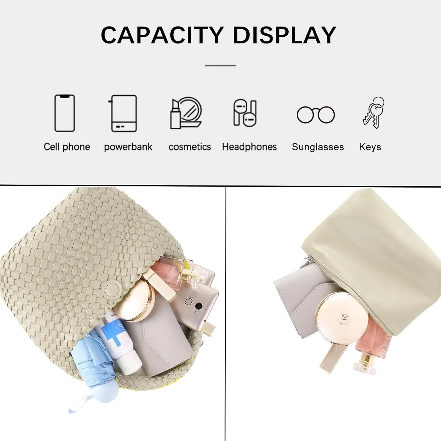 Fashion Designer Handbags and Purses, Women Shoulder Bag, Casual Hand Woven Shopping Tote Hobo, Ladies Underarm Bags