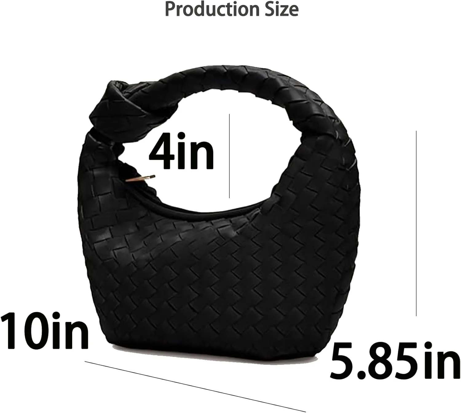 Fashion Knotted Small Top Handle Purse Clutch, Woven Handbags for Women, Woven Purse, Tote bag, Hobo Bags