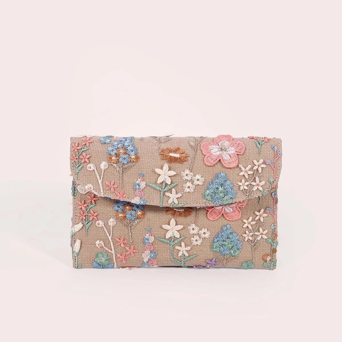Floral Clutch Purses for Women,Small Summer Embroidery Sequin Evening Bag for Formal Party Wedding