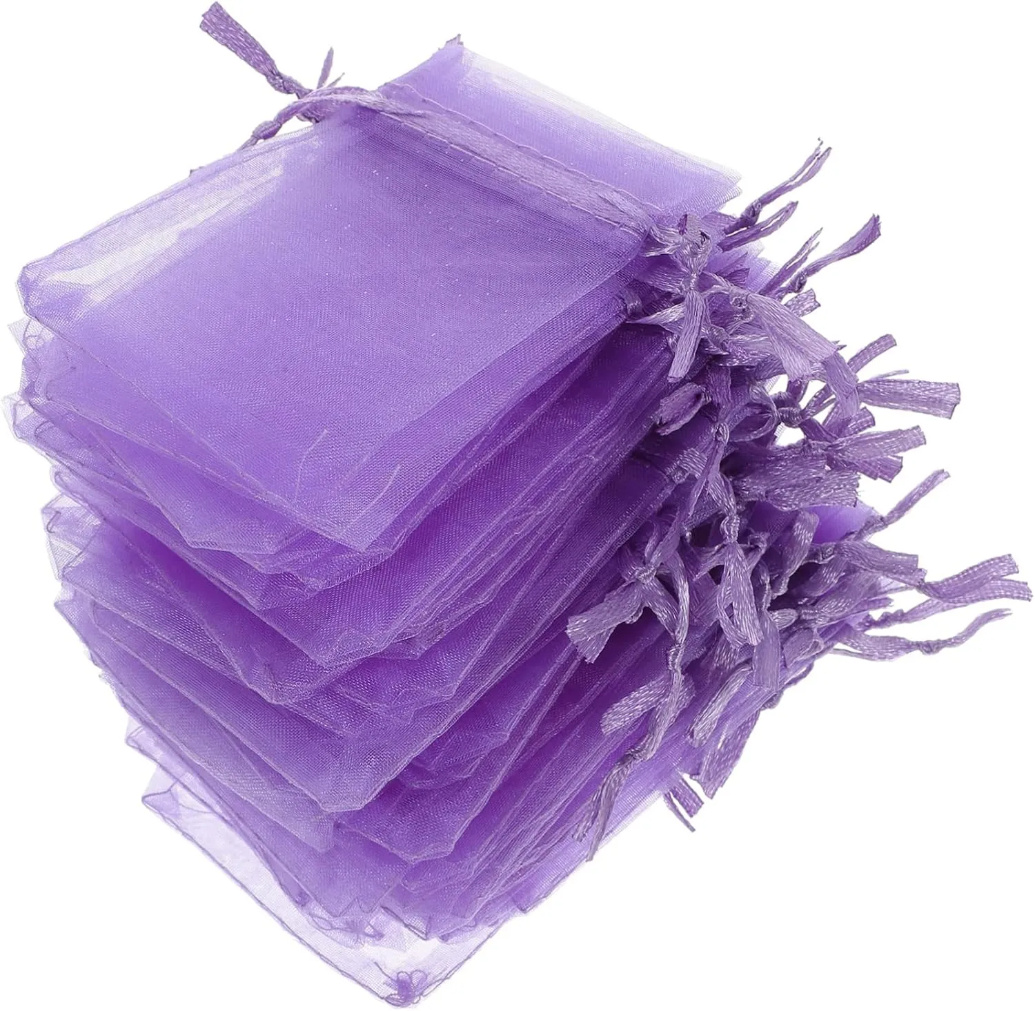 FOMIYES 50pcs Organza Jewelry Bags Drawstring Small Mesh Baggies for Jewelry Storage Reusable Bulk Candy Bags for Party Favor Portable Storage Pouch