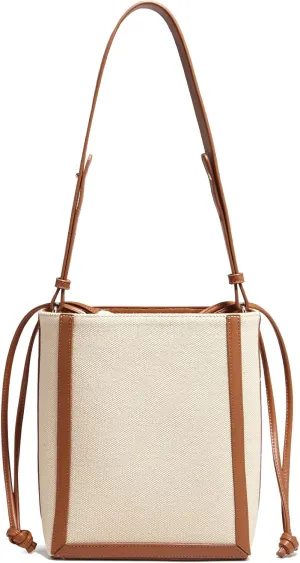 FOXLOVER Bucket Bags for Women Designer Shoulder Purse Ladies Crossbody Bag With Adjustable Strap