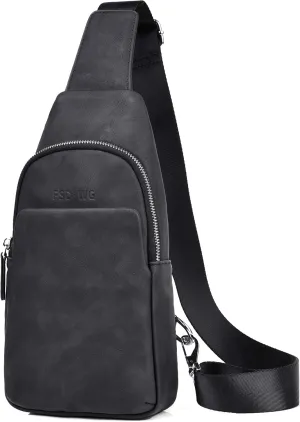 FSD.WG sling Backpack for Men Chest Bag Crossbody Shoulder Bags Travel Bag Purse for Men with Water Resistant