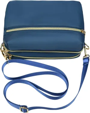Functional Multi Pocket Crossbody Bag for Women Stylish Ladies Shoulder Messenger Bags Purse