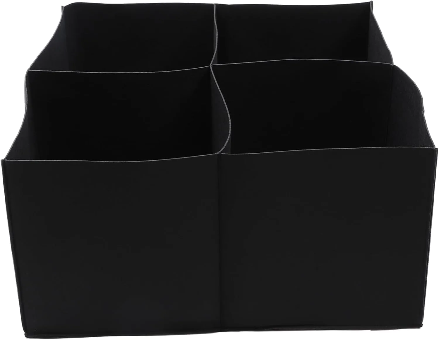 Garneck Beauty Bag Garden Planters Outdoor Raised Bed Planter Plant Grow Bags Raised Garden Beds Outdoor Garden Boxes Clear Nursery Pots with Drainage Planting Bags Non-Woven Fabric Black